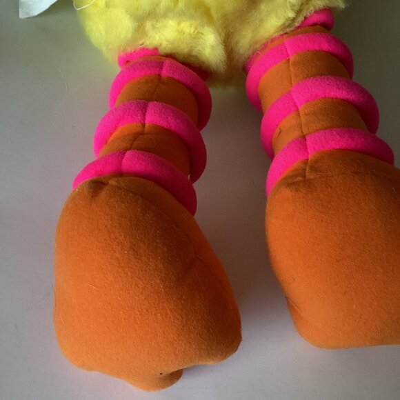 Vintage Sesame Street Big Yellow Large Talking Bird #5418Collectable Soft Toy - Picture 9 of 9